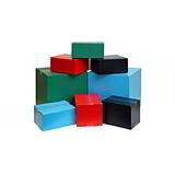 Coloured Single Wall Cardboard Boxes