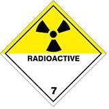 Class 7 - Radioactive Hazard Labels