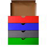 Coloured Pizza Style Boxes