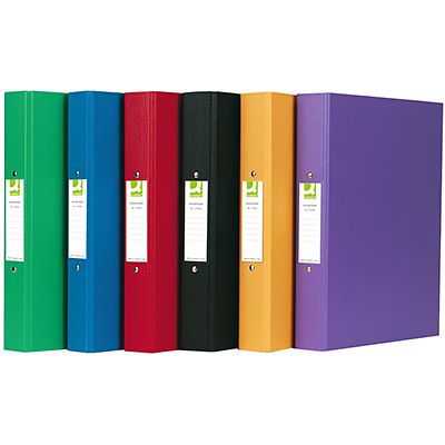 ring a4 plastic binder binders folder folders office 25mm connect polypropylene assorted pack stationery delivery colours lever arch box various
