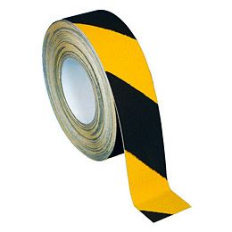 ANTI-SLIP TAPE 100mm X 18.3m BLACK/YELLOW - Anti Slip Tape - Floor ...