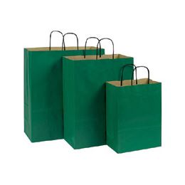 Paper carrier bags discount with twisted handles