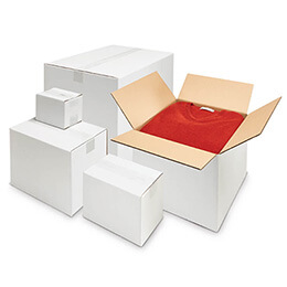 DW WHITE CARDBOARD BOX 550Lx150Wx430H Pack 10 GLUED - White Double Wall ...