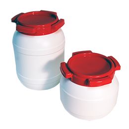 Plastic tubs/ containers.