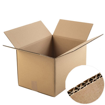 brown shipping boxes