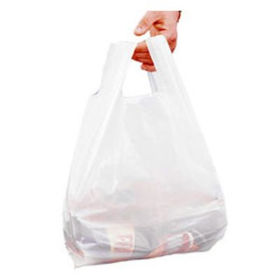 white vest carrier bags