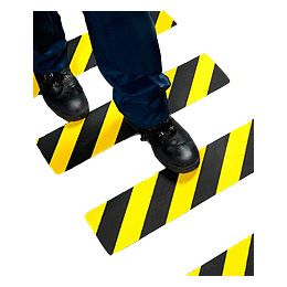 ANTI-SLIP TAPE 100mm X 18.3m BLACK/YELLOW - Anti Slip Tape - Floor ...