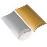 COLOURED PILLOW GIFT BOXES 113x81x35 WHITE PACK 1000