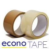 Econo Parcel Tape - 25mu Polypropylene - Hot Melt Adhesive