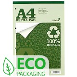 RECYCLED PADS & NOTEBOOKS - LINED 104 PG
