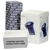 Printed Custom Boxes - White Single Wall