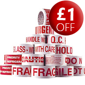 Fragile Tape - Polypropylene 50mm x 66m