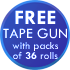 E-TAPE EQUIVALENT BUFF 48mm x 150m Pack of 6